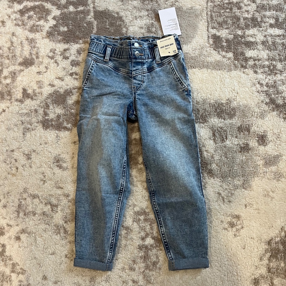 Abercrombie Kids mini mom jeans